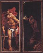 Peter Paul Rubens St Christopber and the Hermit (mk01) painting